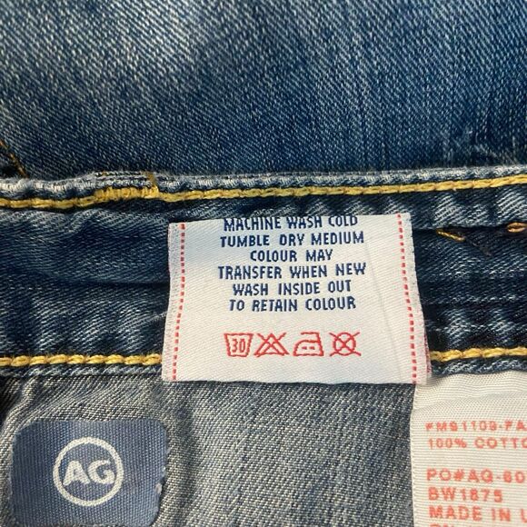 AG Adriano Goldschmied the Admire Jean Shorts Women 28 Pants Cut Into Shorts - Picture 9 of 9